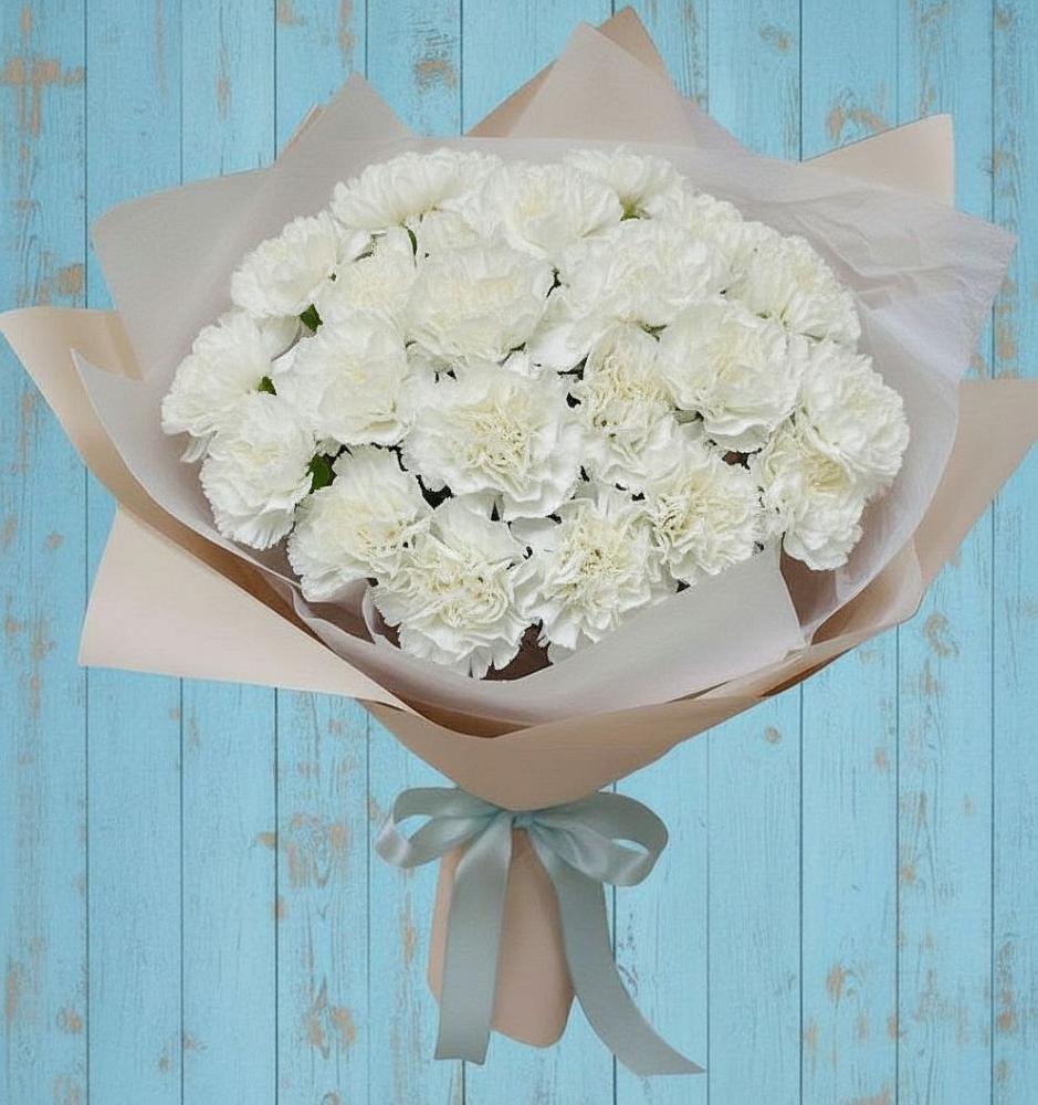 Букет цветов из: Гвоздики в Петровское Щелковского района