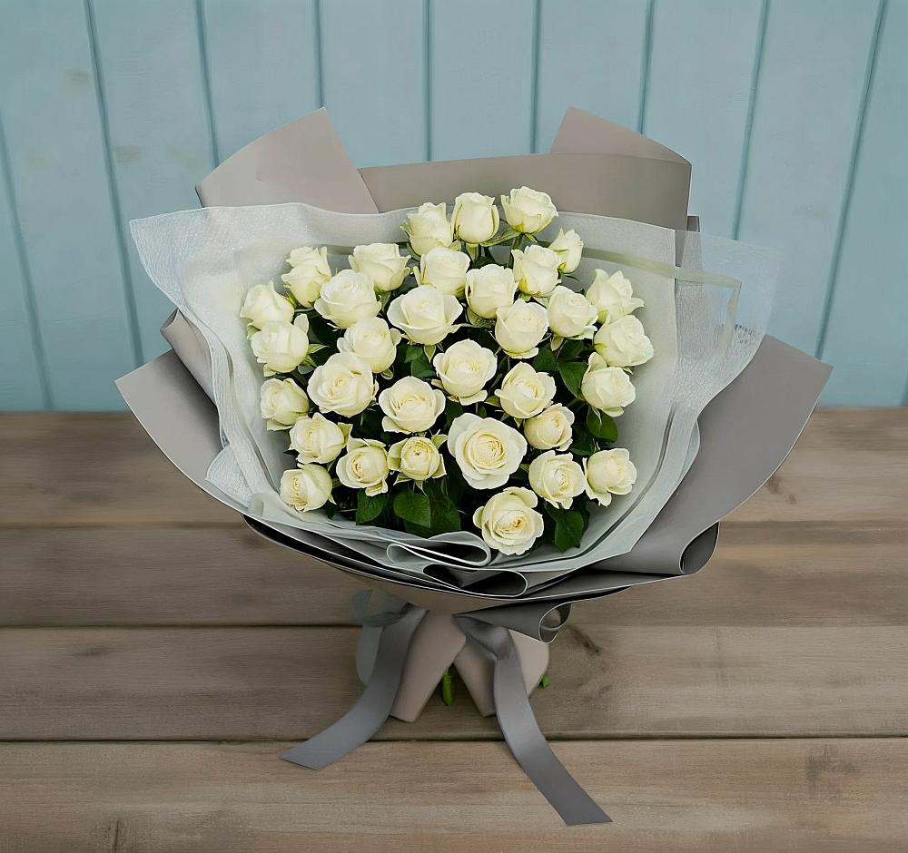 Букет Белоснежная нежность в Петровское Щелковского района