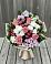 Букет цветов из: Альстромерии, Гвоздики, Розы и Хризантемы в Петровское Щелковского района