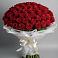 Букет 101 Красная роза Блэк Мэджик в Петровское Щелковского района