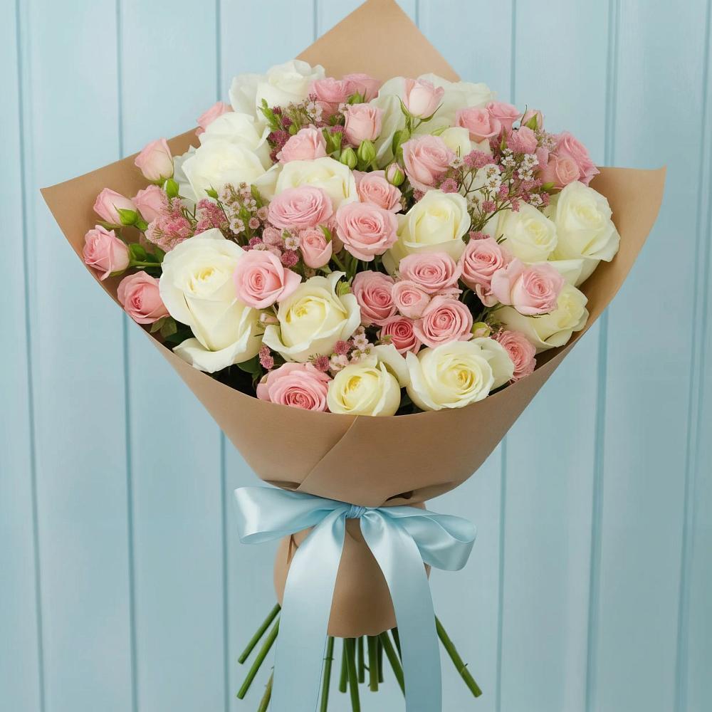 Букет цветов из: Розы в Петровское Щелковского района