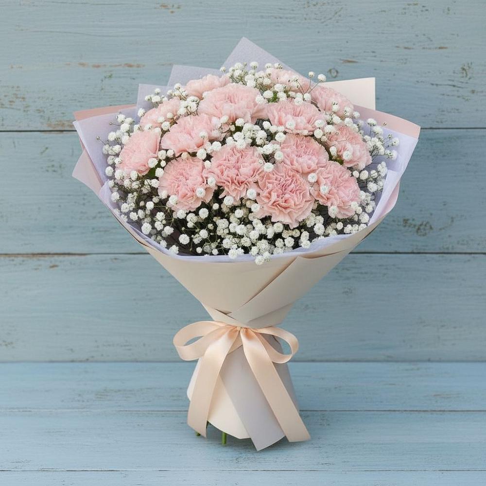 Букет цветов из: Гвоздики в Петровское Щелковского района