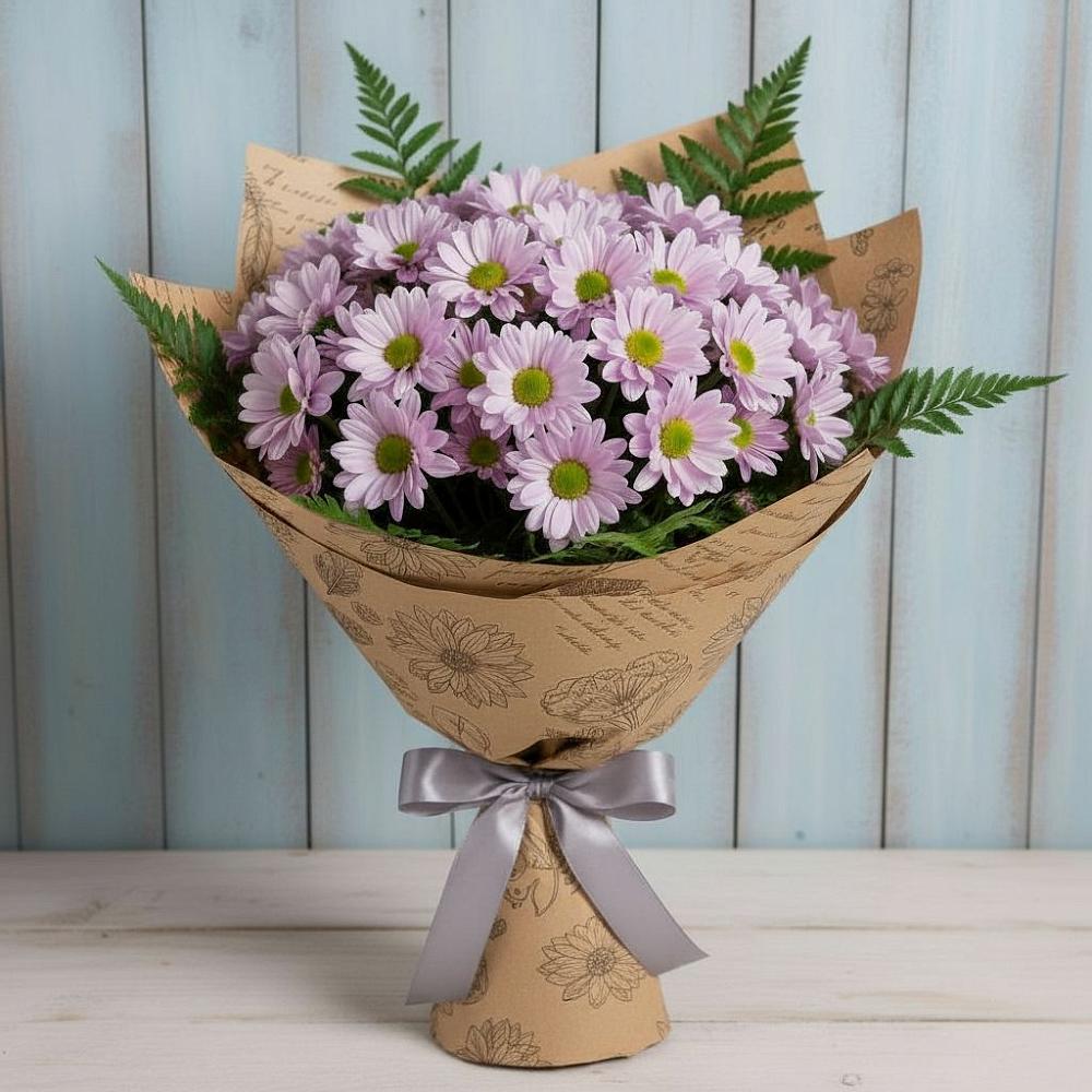 Букет цветов из: Хризантемы в Петровское Щелковского района