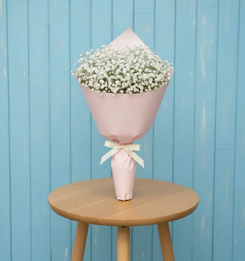 Букет цветов из: Гипсофила в Петровское Щелковского района