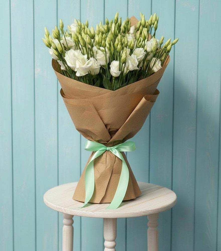 Букет цветов из: Лизиантусы в Петровское Щелковского района