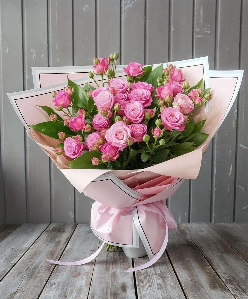 Букет Розовый кустик в Петровское Щелковского района