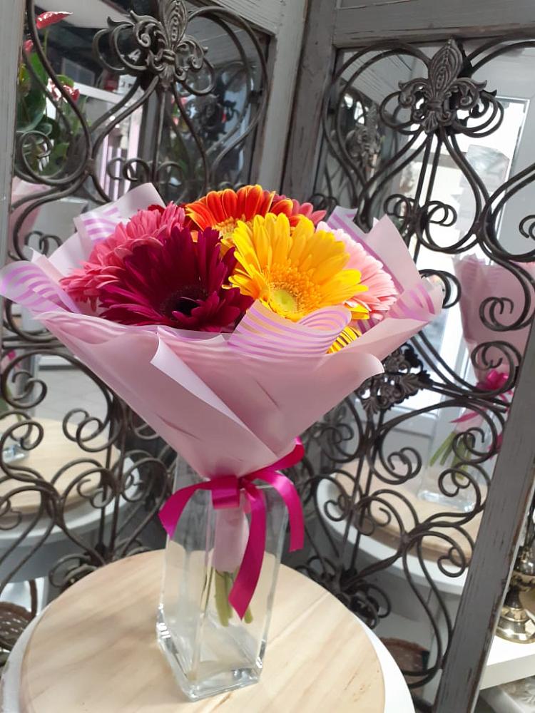 Букет цветов из: Герберы в Петровское Щелковского района