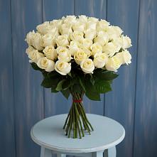 Букет 51 Белая роза Эдлесс Лав #REPLACE_PRED# Петровское Щелковского района