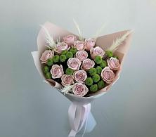 Букет цветов из:  Розы и Хризантемы в Петровское Щелковского района