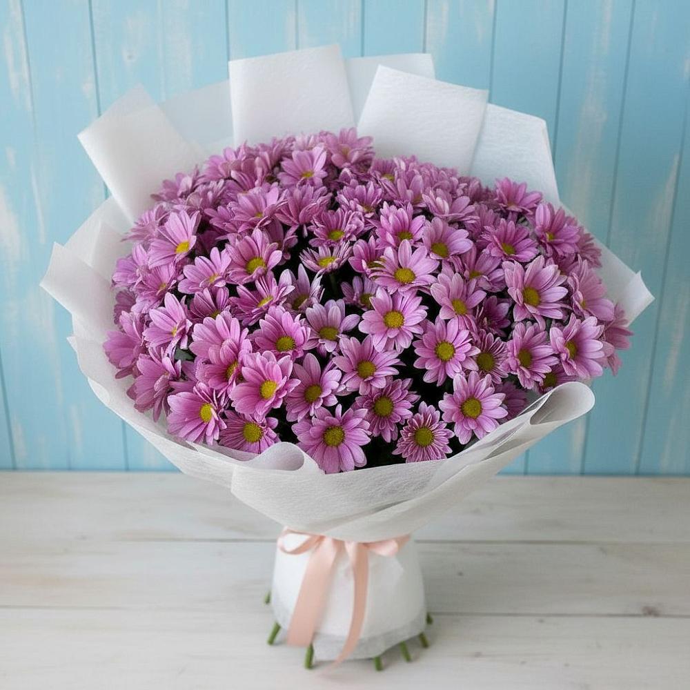 Букет цветов из: Хризантемы в Петровское Щелковского района