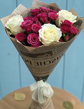 Букет цветов из:  Розы в Петровское Щелковского района