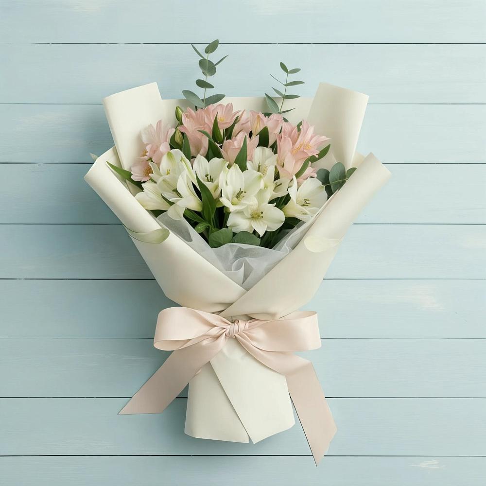 Букет цветов из: Альстромерии в Петровское Щелковского района