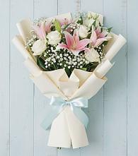 Букет цветов из:  Лилии #REPLACE_PRED# Петровское Щелковского района
