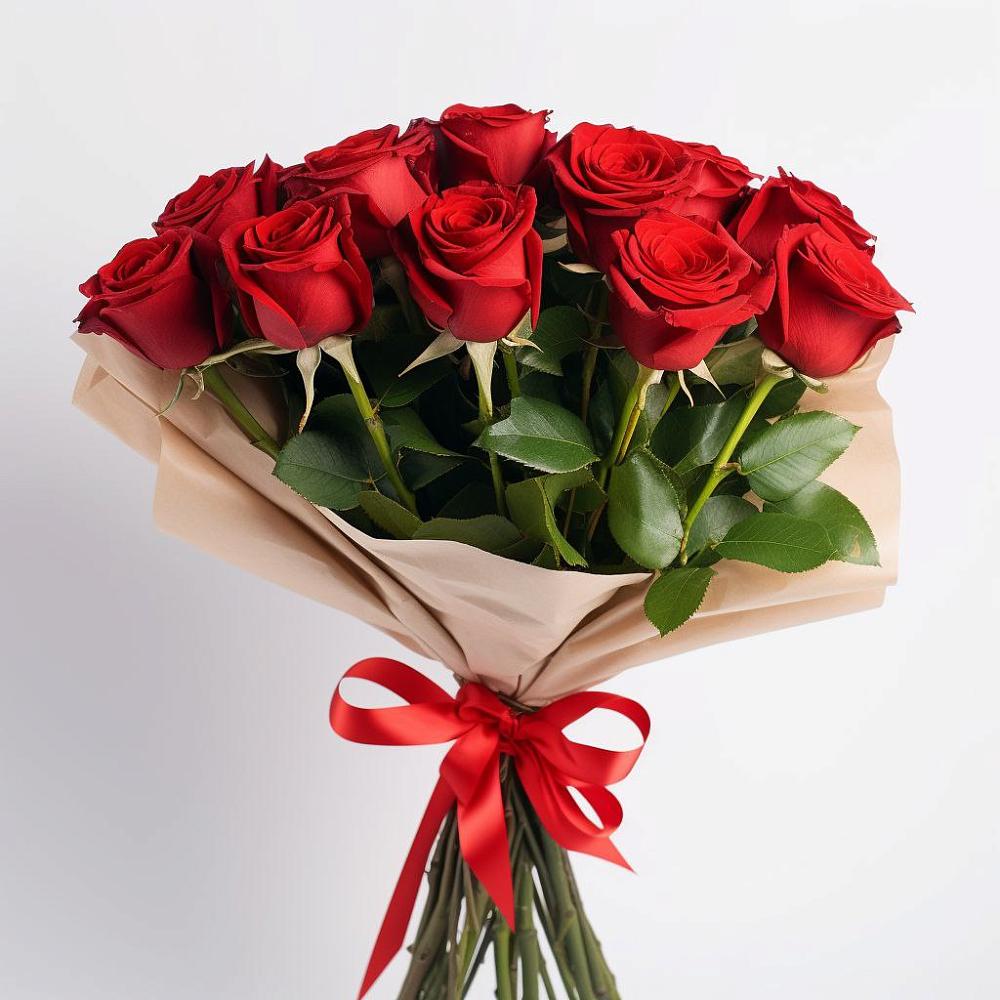 Букет 11 Красных роз Эдлесс Лав в Петровское Щелковского района