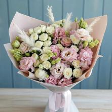 Букет цветов из:  Альстромерии и Розы в Петровское Щелковского района